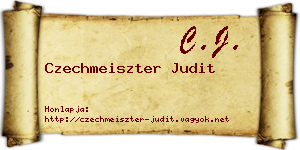 Czechmeiszter Judit névjegykártya