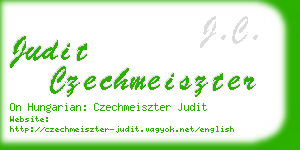 judit czechmeiszter business card